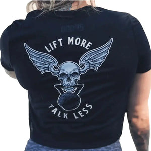 2POOD Lift More Talk Less Crop Top - Schwarz kaufen bei haghpowered.com