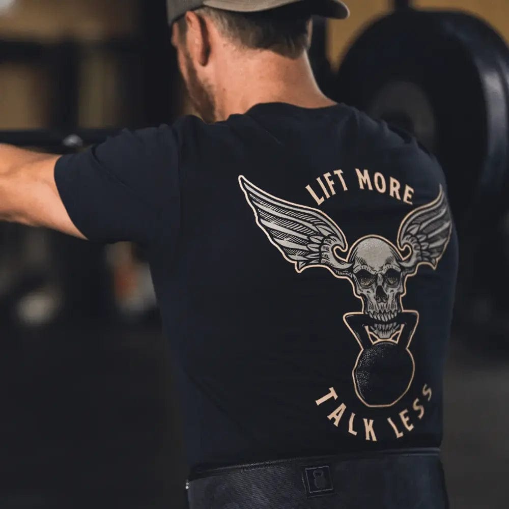 2POOD Lift More Talk Less T-Shirt Schwarz kaufen bei haghpowered.com