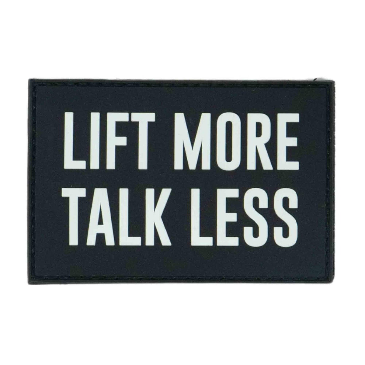 2POOD Lift More Talk Less Velcro Patch kaufen bei haghpowered.com