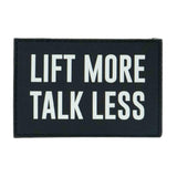2POOD Lift More Talk Less Velcro Patch kaufen bei haghpowered.com