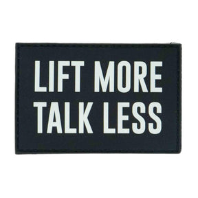 2POOD Lift More Talk Less Velcro Patch kaufen bei haghpowered.com