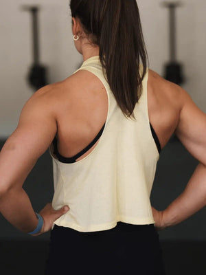 Lift Tank - Yellow kaufen -  2POOD Oberteile Damen  - Fitness Onlineshop