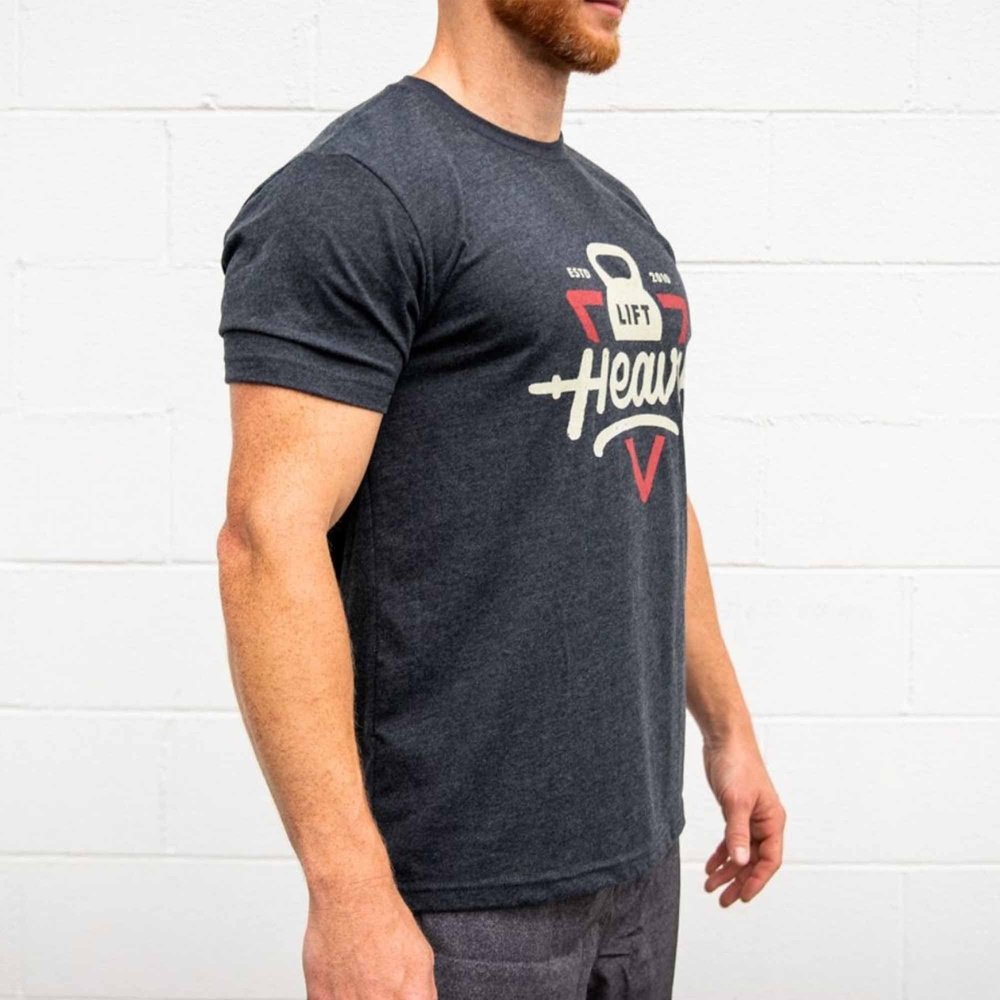 2POOD Retro Lift Heavy T-Shirt Grau kaufen bei haghpowered.com