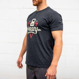 2POOD Retro Lift Heavy T-Shirt Grau kaufen bei haghpowered.com