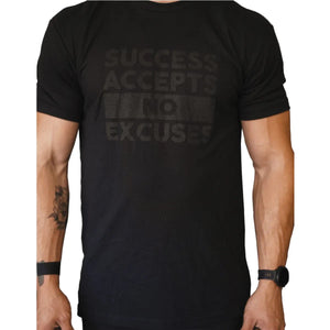 Success Accepts No Excuses T-Shirt kaufen -  2POOD Oberteile Herren  - Fitness Onlineshop
