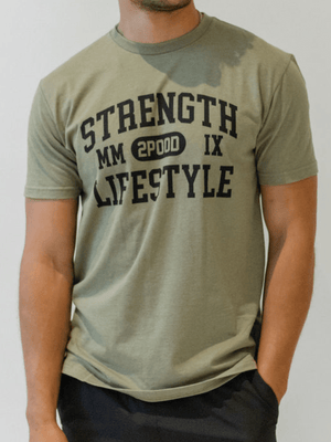 Varsity Strength Lifestyle T-Shirt kaufen -  2POOD T-Shirts  - Fitness Onlineshop