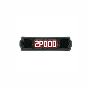 2POOD Velcro Patch "Barbell" kaufen bei haghpowered.com