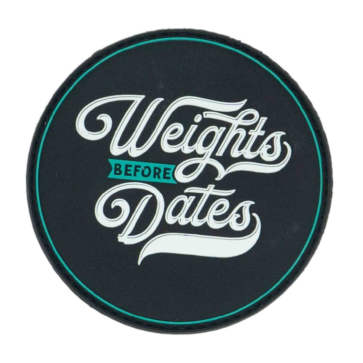 2POOD Weights Before Dates Velcro Patch kaufen bei haghpowered.com