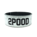 White Marble 10mm Lever Belt kaufen -  2POOD Gewichthebergürtel  - Fitness Onlineshop