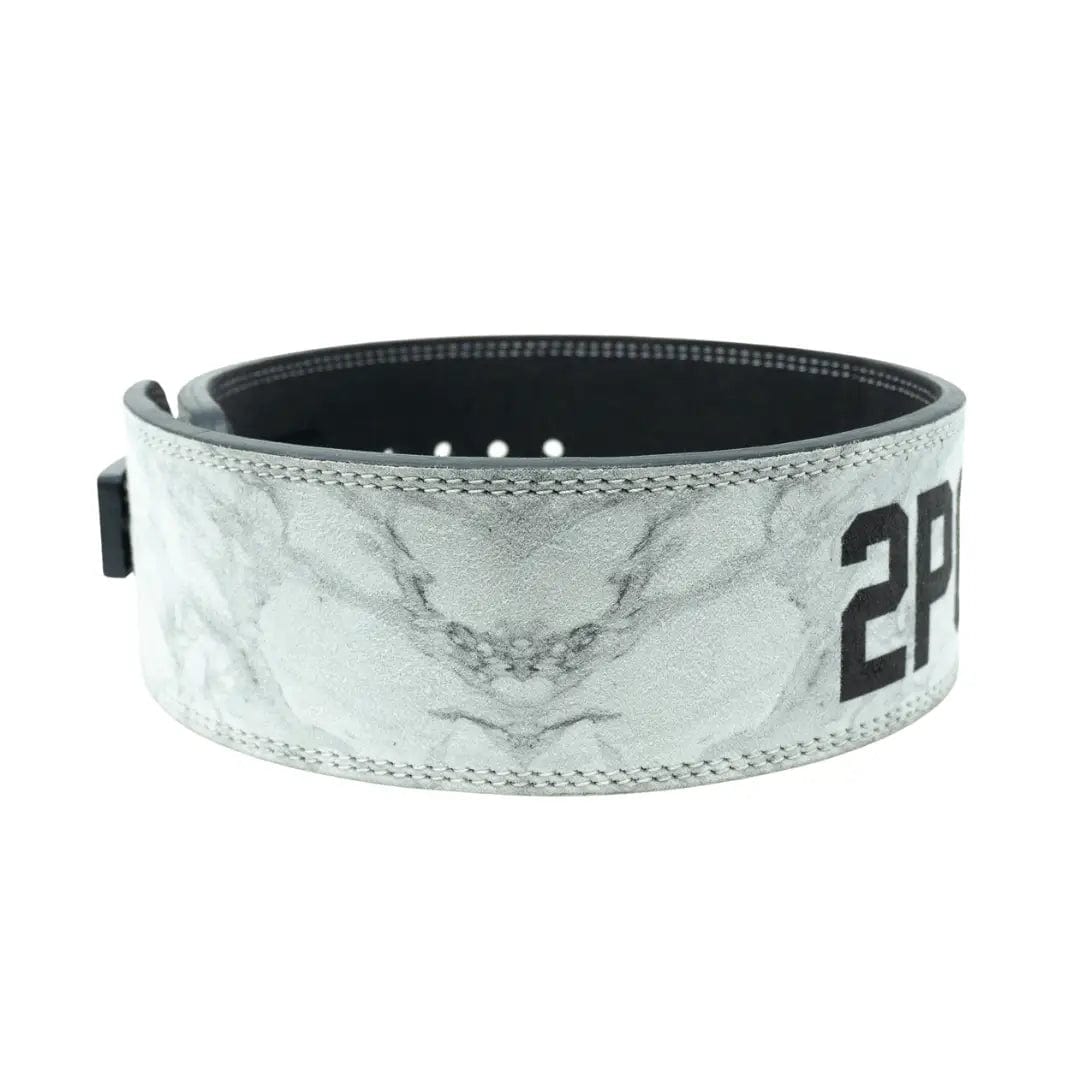 White Marble 10mm Lever Belt kaufen -  2POOD Gewichthebergürtel  - Fitness Onlineshop