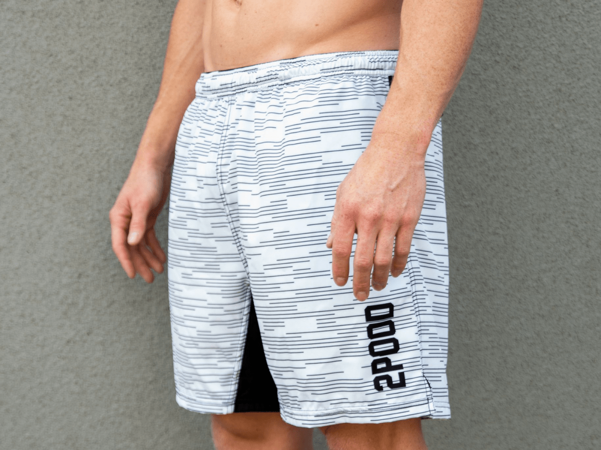 White Noise Essential Shorts kaufen -  2POOD WOD Shorts  - Fitness Onlineshop