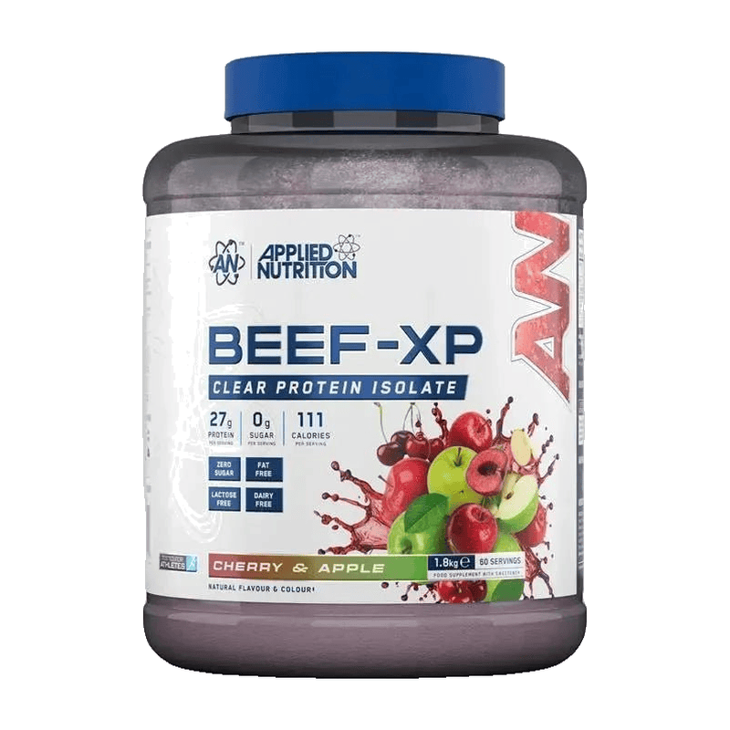 Applied Nutrition Beef-XP (1.8 kg) Cherry & Apple kaufen -  Applied Nutrition Rinderprotein-Pulver  - Fitness Onlineshop