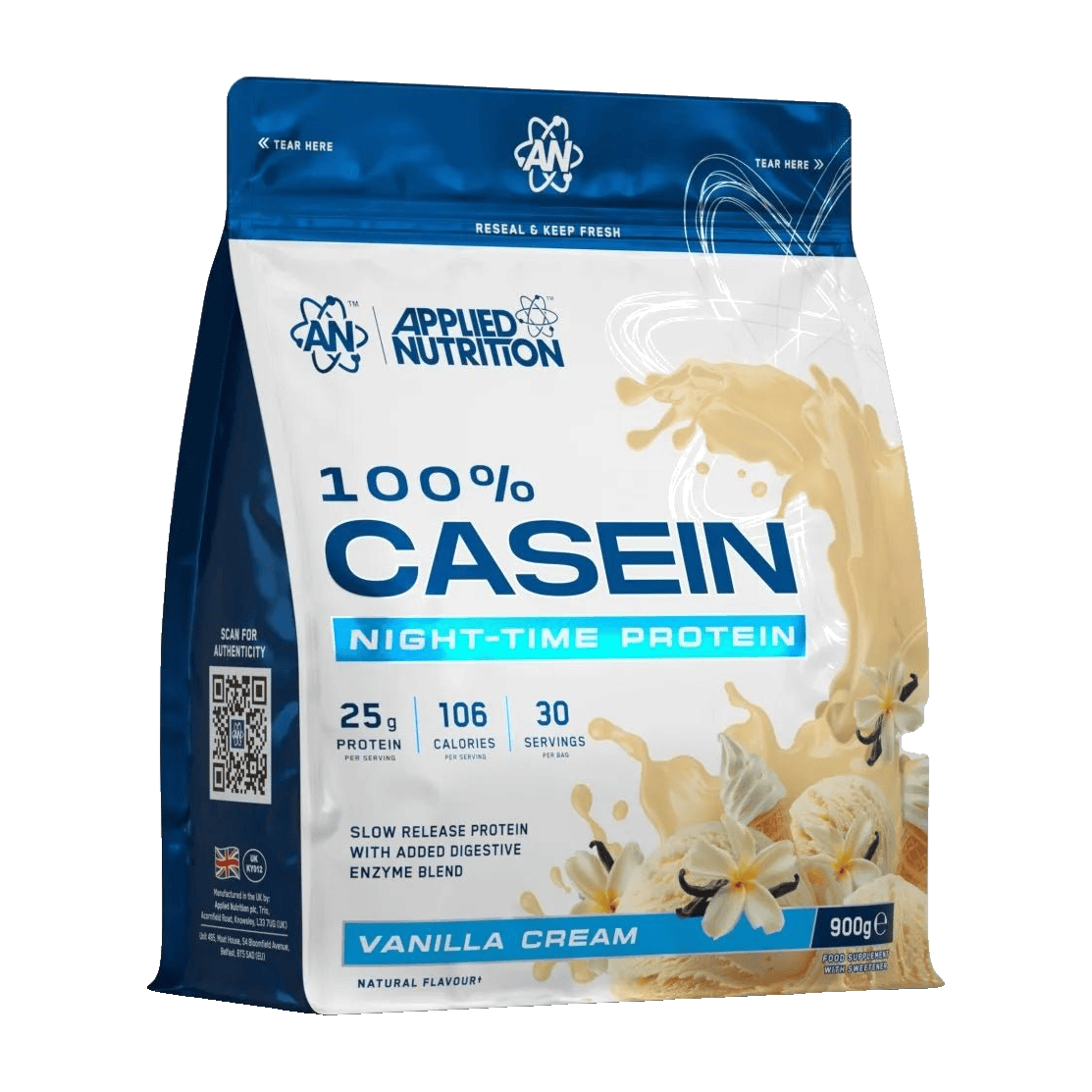 Applied Nutrition Casein 900 g / Vanilla Cream kaufen -  Applied Nutrition Casein Proteinpulver  - Fitness Onlineshop