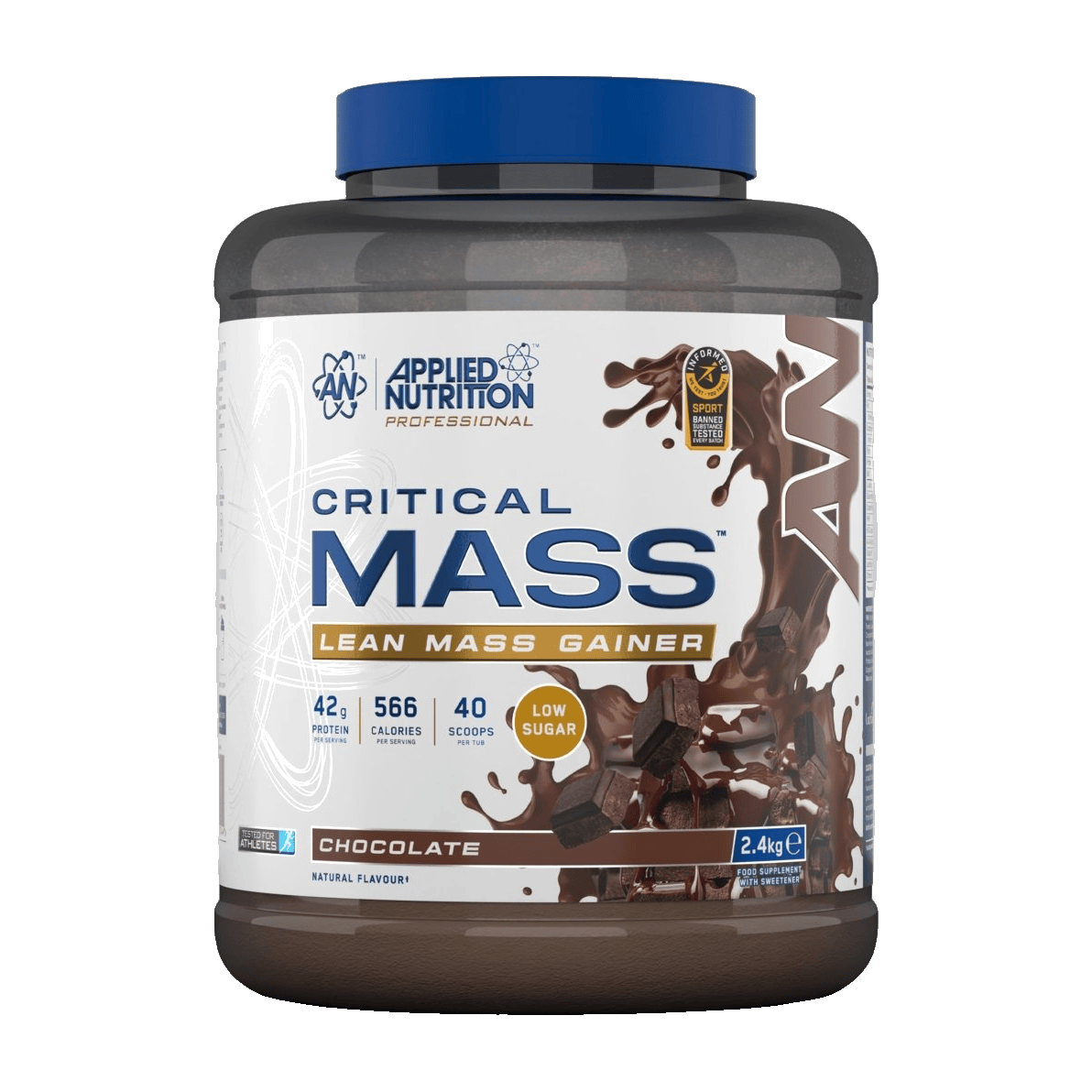 Applied Nutrition Critical Mass Professional (2.4 kg) Chocolate kaufen -  Applied Nutrition Weightgainer  - Fitness Onlineshop