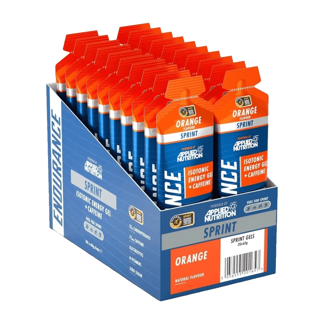Applied Nutrition Endurance Velocity Sprint Gel 20 x 60 g / Orange kaufen -  Applied Nutrition Energy Gels  - Fitness Onlineshop