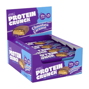 Applied Nutrition Protein Crunch Bar 12 x 62 g / Milk Chocolate Caramel kaufen -  Applied Nutrition Proteinriegel  - Fitness Onlineshop