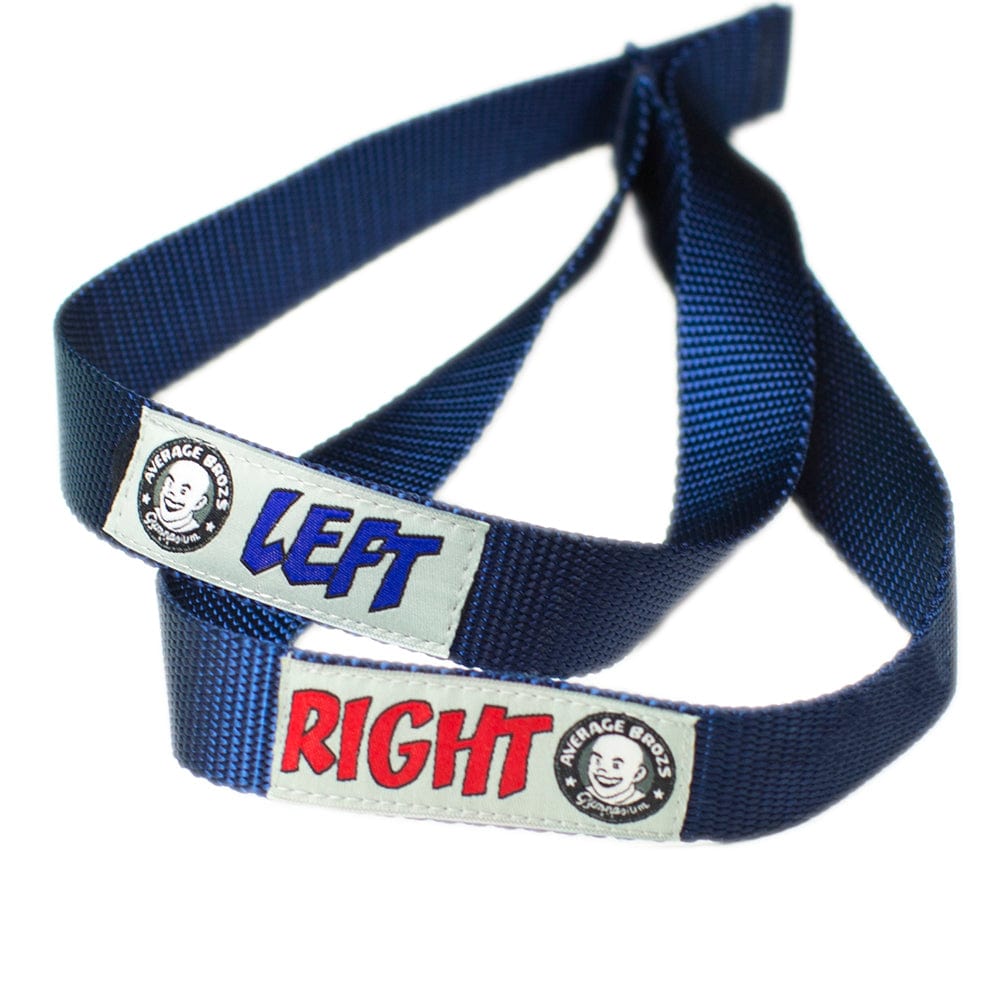 Average Broz Olympic Lifting Straps (Zughilfen) Dunkelblau kaufen bei haghpowered.com
