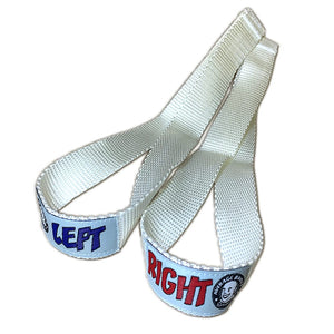 Average Broz Olympic Lifting Straps (Zughilfen) Weiss kaufen bei haghpowered.com