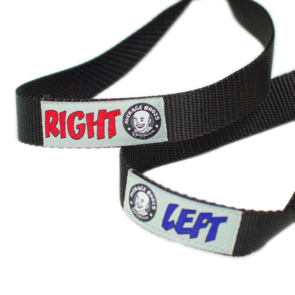 Average Broz Olympic Lifting Straps (Zughilfen) Schwarz kaufen bei haghpowered.com