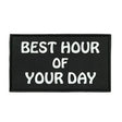Bear KompleX Velcro Patch "Best Hour Of Your Day" kaufen bei haghpowered.com
