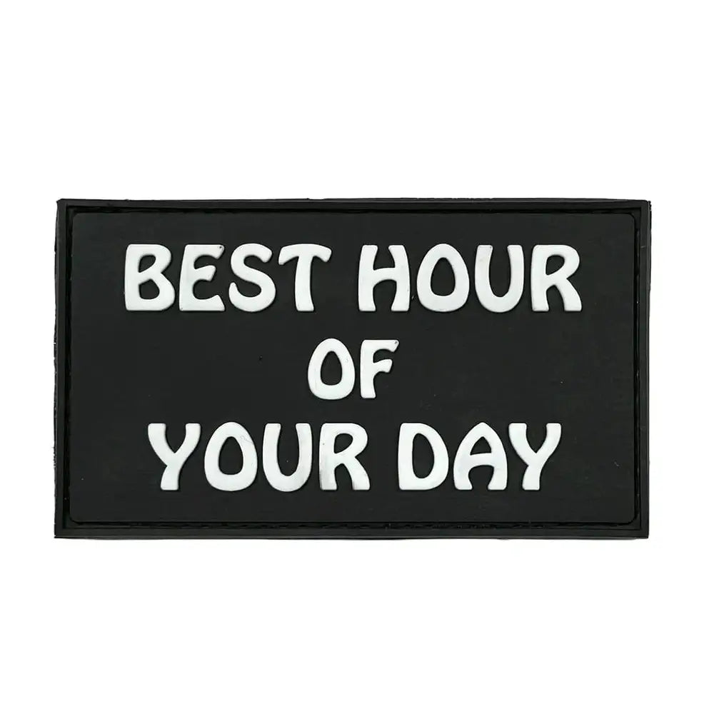 Bear KompleX Velcro Patch "Best Hour Of Your Day" kaufen bei haghpowered.com