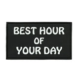 Bear KompleX Velcro Patch "Best Hour Of Your Day" kaufen bei haghpowered.com