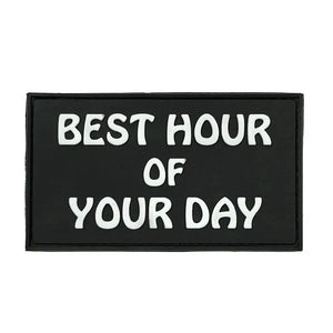 Bear KompleX Velcro Patch "Best Hour Of Your Day" kaufen bei haghpowered.com