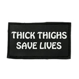 Bear KompleX Velcor Patch "Thick Things Save Lives" kaufen bei haghpowered.com