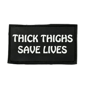 Bear KompleX Velcor Patch "Thick Things Save Lives" kaufen bei haghpowered.com