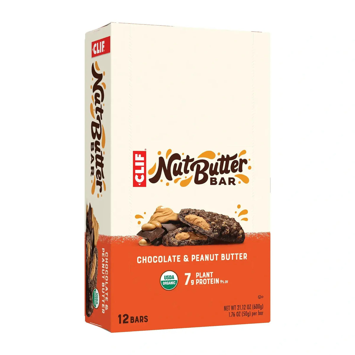 CLIF CLIF Nut Butter Bar (bio) 12 x 50 g Chocolate Peanut Butter kaufen bei haghpowered.com