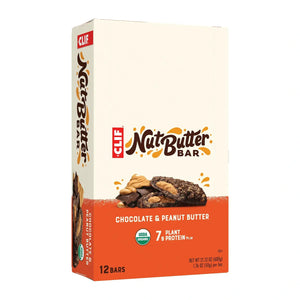 CLIF CLIF Nut Butter Bar (bio) 12 x 50 g Chocolate Peanut Butter kaufen bei haghpowered.com