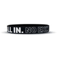 Elite Athletic Gear ALL IN. NO EXCUSES. Wristband XL (9") kaufen bei haghpowered.com