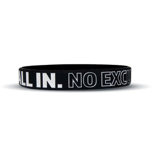 Elite Athletic Gear ALL IN. NO EXCUSES. Wristband XL (9") kaufen bei haghpowered.com