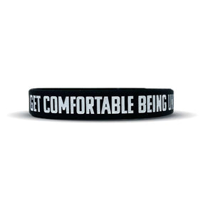 Elite Athletic Gear GET COMFORTABLE BEING UNCOMFORTABLE Wristband XL (9") kaufen bei haghpowered.com