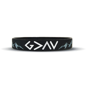 Elite Athletic Gear God Is Greater Than The Highs and Lows Wristband XL (9") kaufen bei haghpowered.com