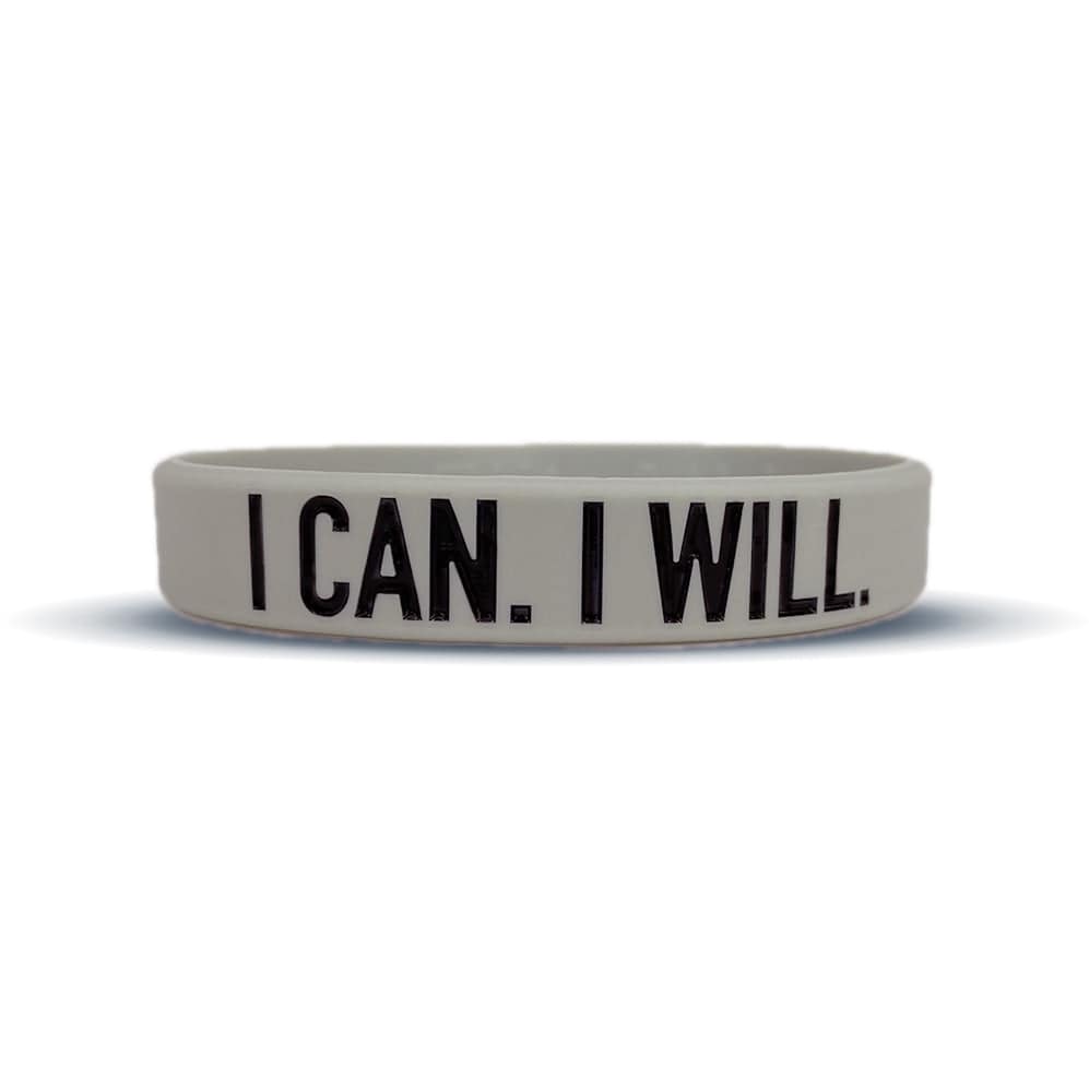 Elite Athletic Gear I CAN. I WILL. Wristband XL (9") kaufen bei haghpowered.com