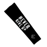 Elite Athletic Gear Never Give Up Arm Sleeve kaufen bei haghpowered.com