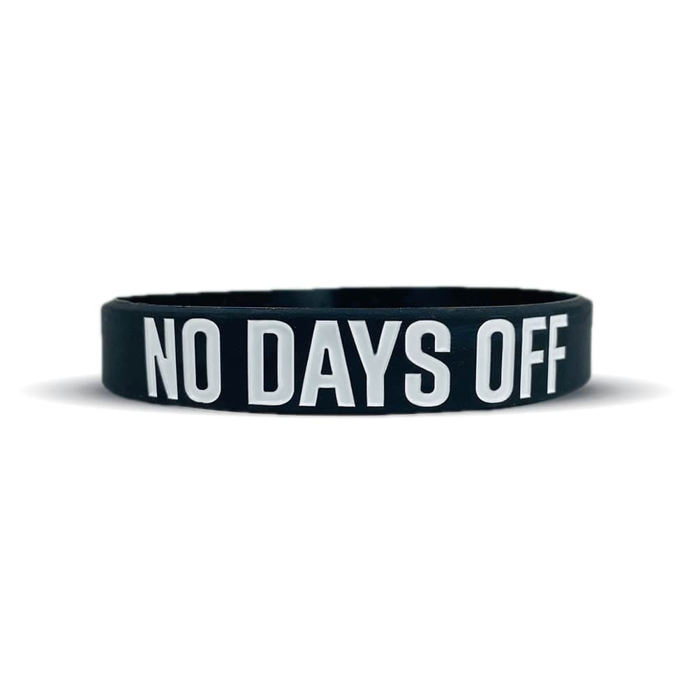 Elite Athletic Gear NO DAYS OFF Wristband XL (9") kaufen bei haghpowered.com