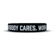 Elite Athletic Gear NOBODY CARES. WORK HARDER. Wristband XL (9") kaufen bei haghpowered.com