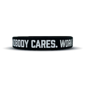 Elite Athletic Gear NOBODY CARES. WORK HARDER. Wristband XL (9") kaufen bei haghpowered.com