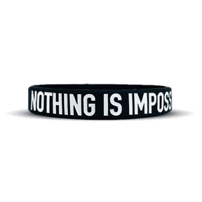 Elite Athletic Gear NOTHING IS IMPOSSIBLE Wristband XL (9") kaufen bei haghpowered.com