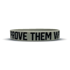 Elite Athletic Gear PROVE THEM WRONG Wristband XL (9") kaufen bei haghpowered.com