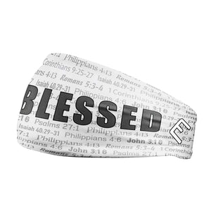 Elite Athletic Gear White BLESSED Headband kaufen bei haghpowered.com