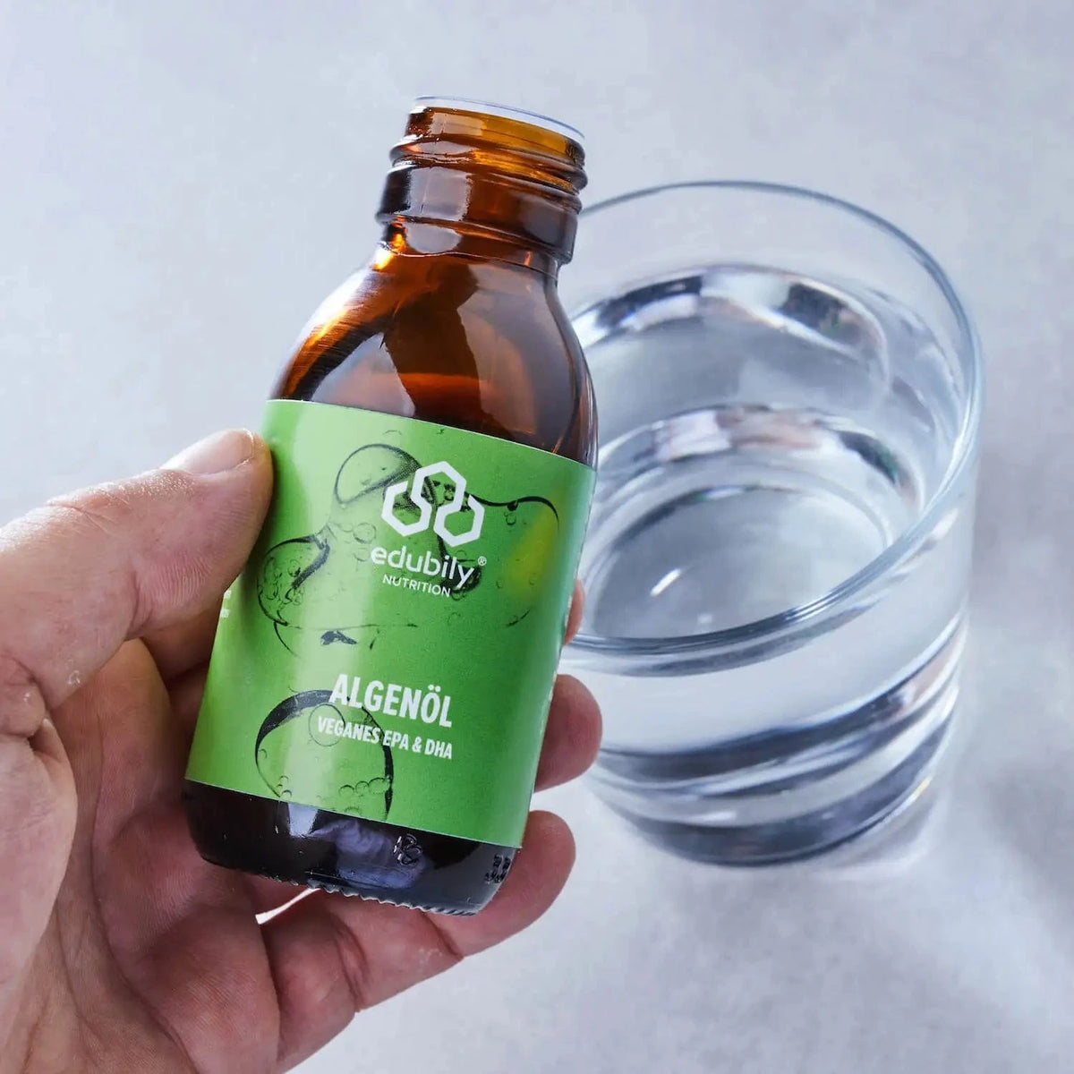 Algenöl veganes EPA & DHA (100ml) kaufen -  edubily Omega 3  - Fitness Onlineshop