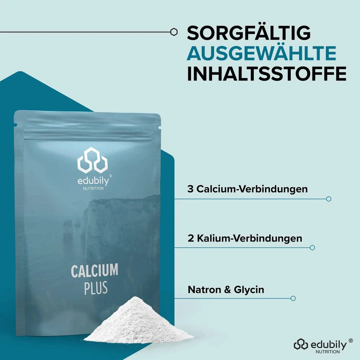 Calcium plus kaufen -  edubily Calcium  - Fitness Onlineshop