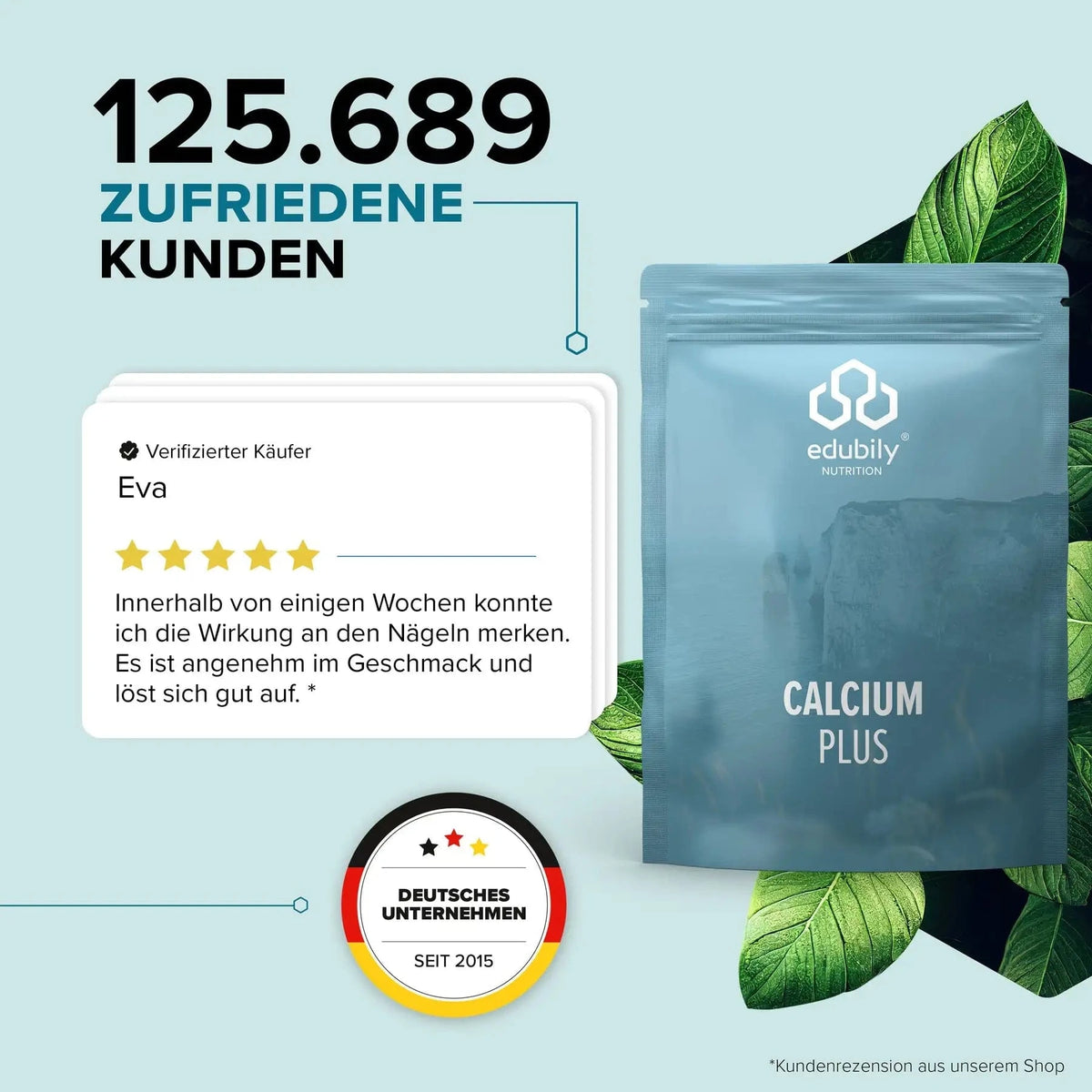 Calcium plus kaufen -  edubily Calcium  - Fitness Onlineshop