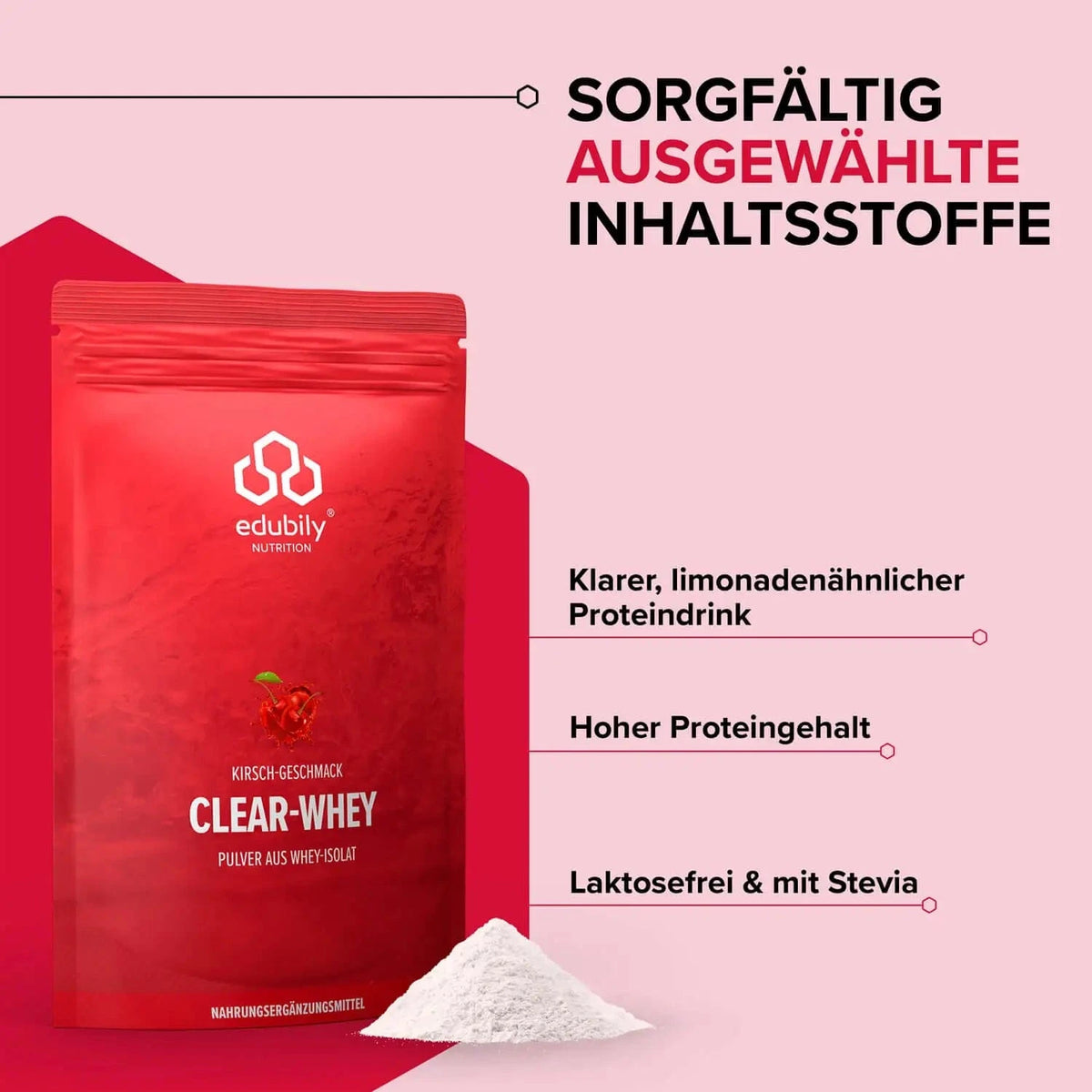 Clear Whey kaufen -  edubily Whey Proteinpulver  - Fitness Onlineshop