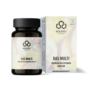 Das Multi - Premium Multivitamin ohne Iod (optional bei Hashimoto) kaufen -  edubily Vitamine  - Fitness Onlineshop