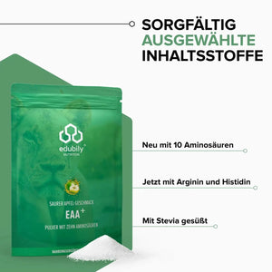 EAA⁺ Pulver (Essenzielle Aminosäuren) kaufen -  edubily EAA  - Fitness Onlineshop