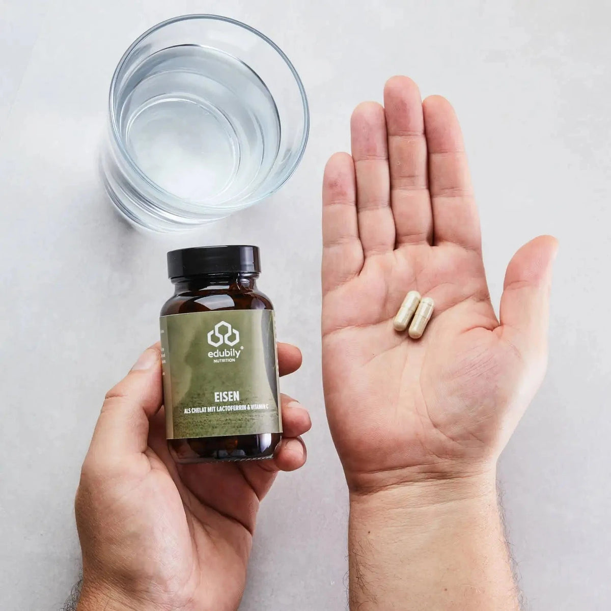 Eisen Kapseln mit Lactoferrin kaufen -  edubily Eisen  - Fitness Onlineshop